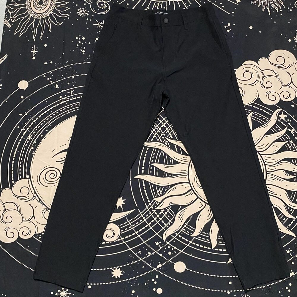 Marc New York by Andrew Marc Golf Pant Men's 30x30 Black Straight Sports Stretch